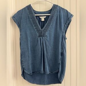 H&M blue Jean shirt